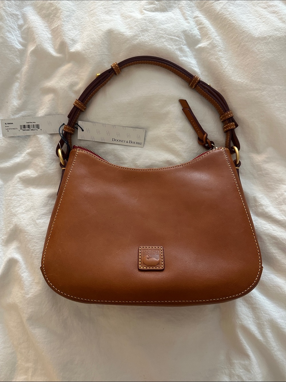 Dooney & Bourke Small Kiley Hobo - Brown Leather